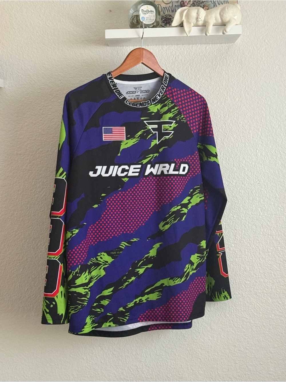 Juice WRLDxFaZe Clan Paintball Jersey Size Large